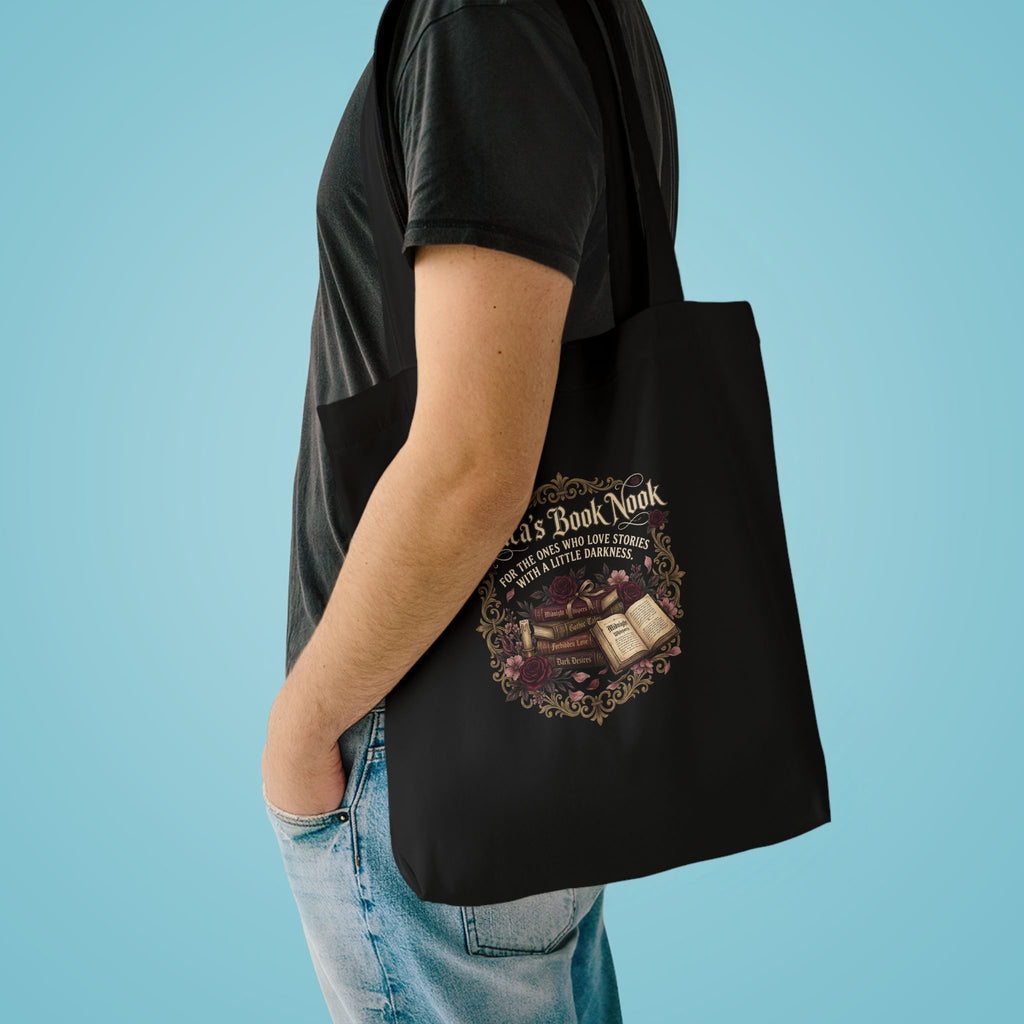 Book Nook Cotton Tote — Personalized Reading Lover Tote Bag