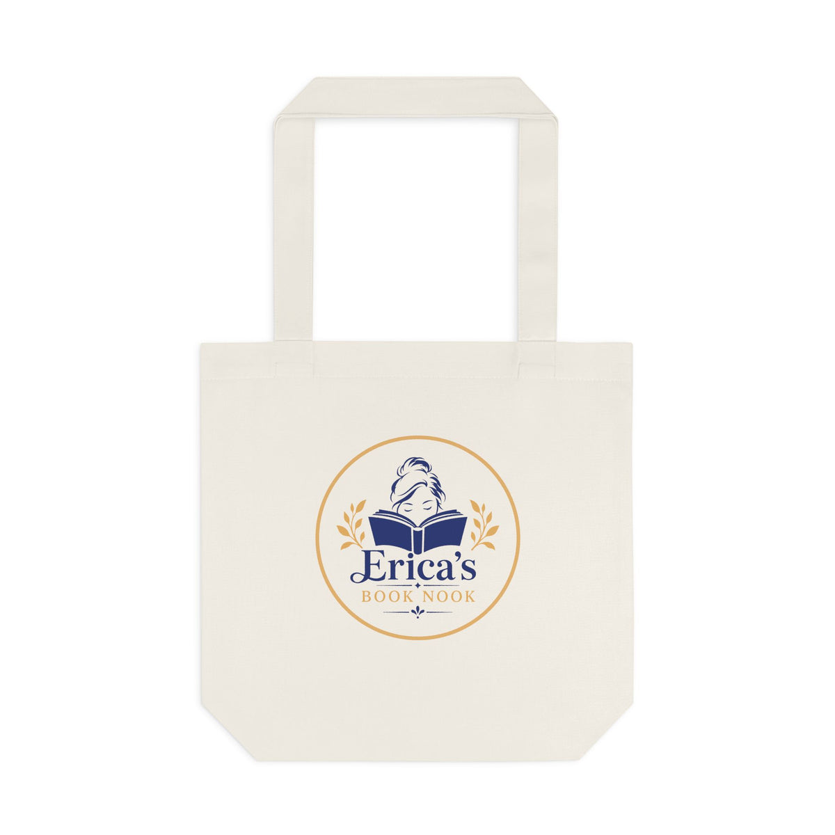 Book Nook Cotton Tote — Personalized Reading Lover Tote Bag